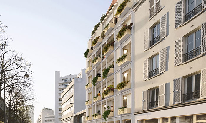 Construction d’un immeuble de 19 logements et 1 commerce à Paris XV